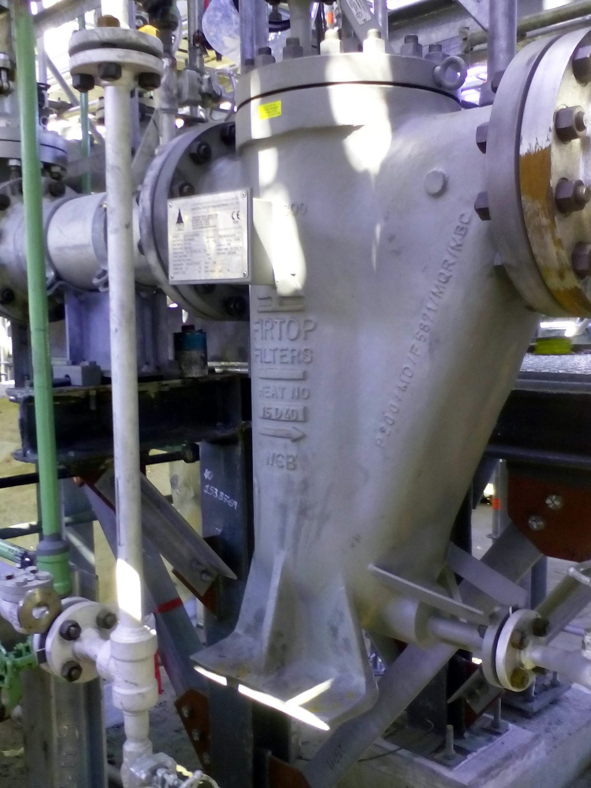 Strainer package for process Gas production Lekang Group