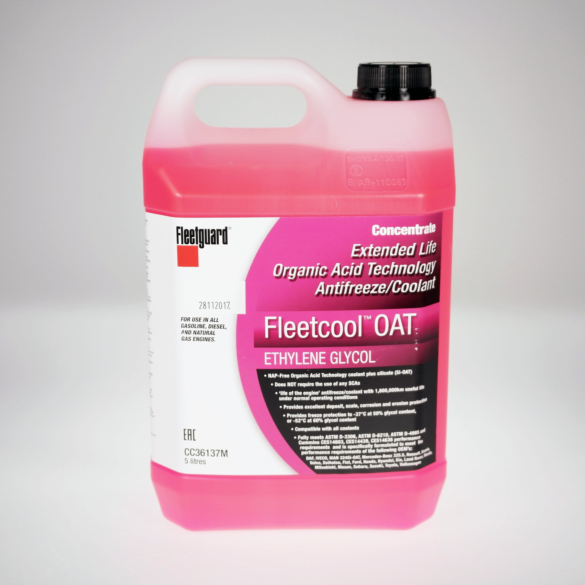 Fleetguard coolants have the best warranty coverage Lekang Group